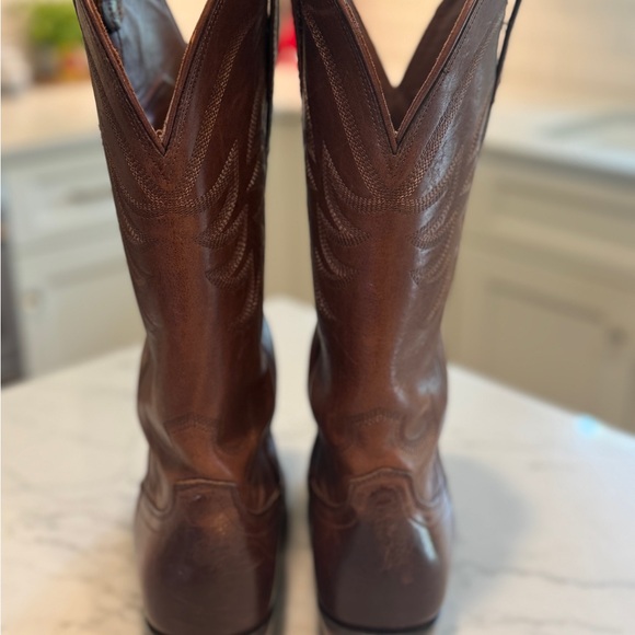 Tecovas Brown Leather Western Heeled Boots - Picture 6 of 16